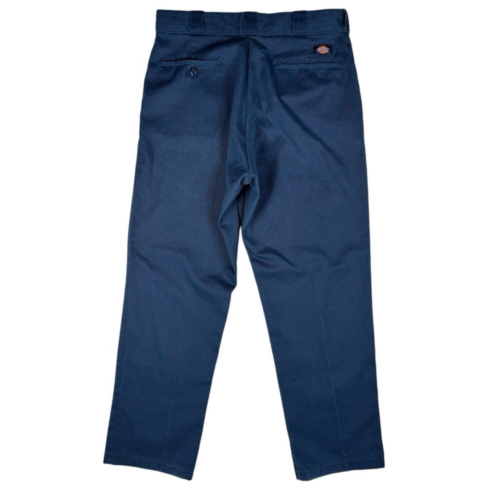 Dickies Mens pants 874 34 x 32 Blue Workwear High Rise Streetwear Mechanic